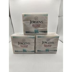 3 Packs Jergens Mild‎ Bar Soap 3 Bars 3 Oz (9 Bars Total)